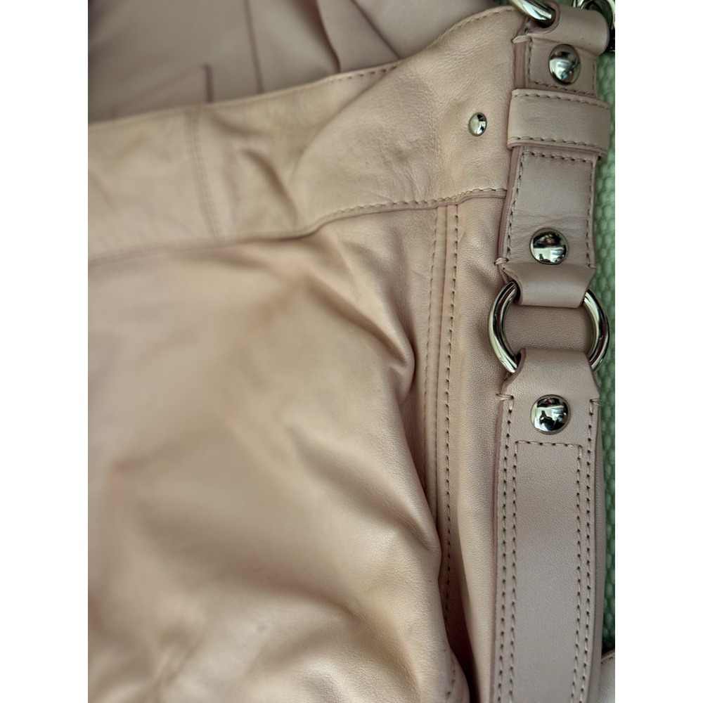 Coach Leather Hobo Bag in Dusty Pink - Picture 12 of 14